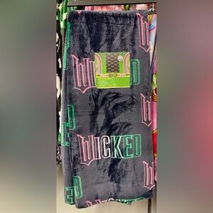 New release wicked plush blanket throw